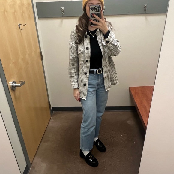 Abercrombie & Fitch Curve Love Relaxed carpenter style jeans - Picture 7 of 7